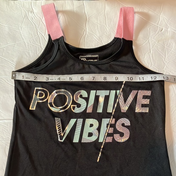 Girls young dimensions active black tank top Sz 9-10 years - Picture 7 of 10